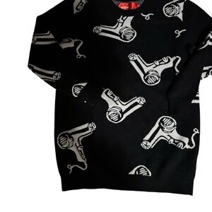 Black and Withe women cotton bland sweather size M-L